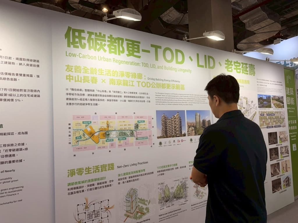 張桓翊參觀淨零城市展研究老宅延壽與都更政策